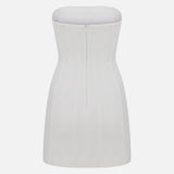 Sia-Button Detail Mini Dress