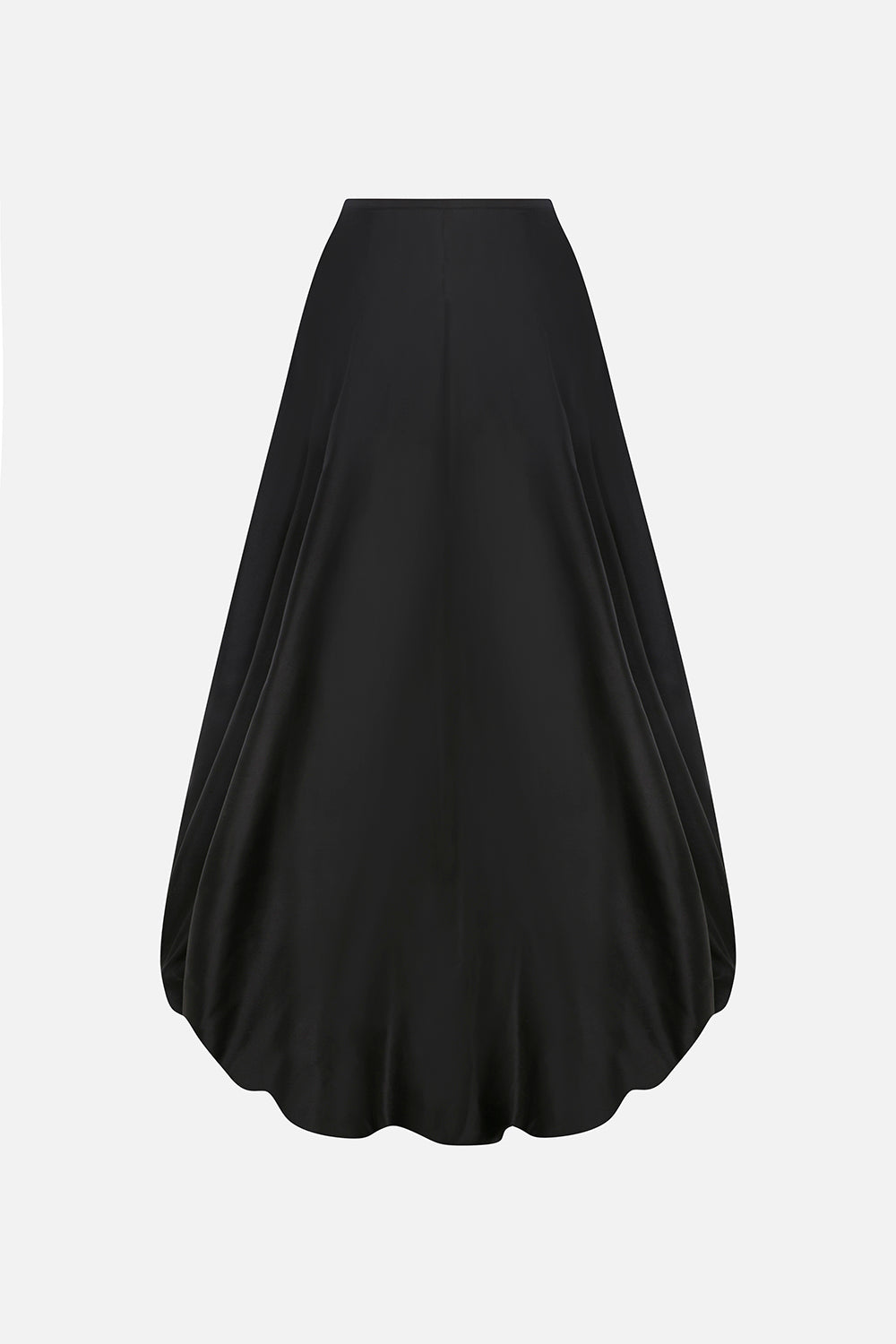 Audra-Silk Taffeta Puff Skirt in Black – ILA Official