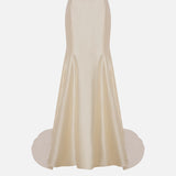 Lotus - Silk Dupion Skirt With Train Detail