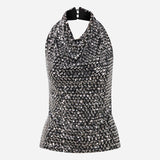 Elly - Backless Sequin Top