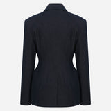 Adele - Denim Tailored Blazer