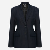 Adele - Denim Tailored Blazer