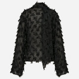 Romy - V Neck Blouse With Shawl Detail