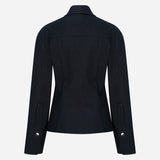 Ivy - Corset Detailed Denim Shirt