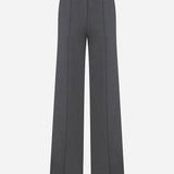 Syvie - Regular Fit Wool Trousers in Grey