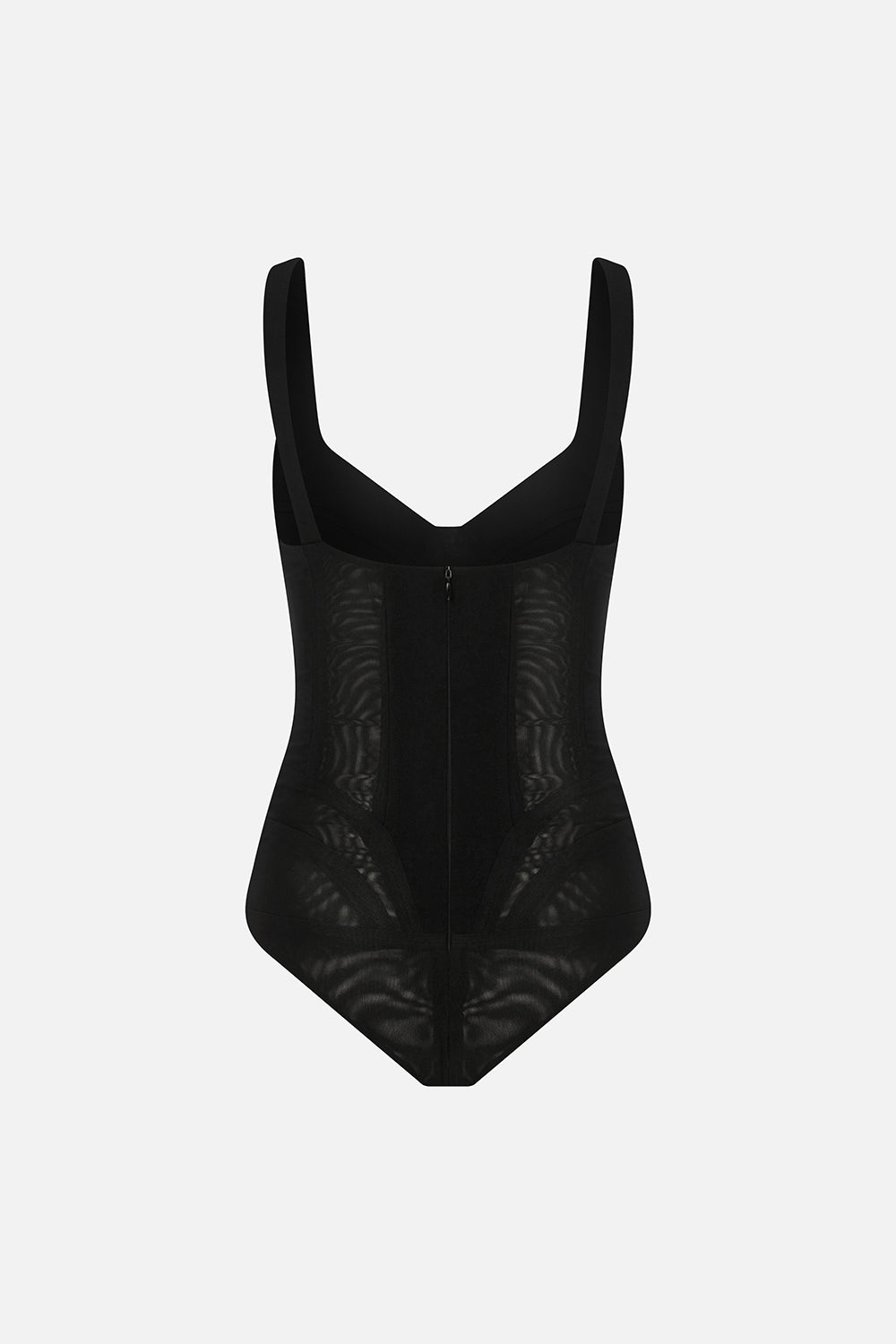 Nicole Corset Bodysuit in Black
