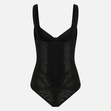 Nicole Corset Bodysuit in Black