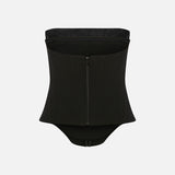 Rosalia Corset with Lace Detail in Black