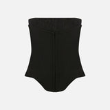 Rosalia Corset with Lace Detail in Black