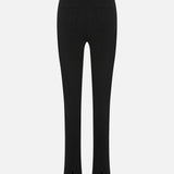 Gia Trousers with Zipper Detail in Black