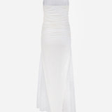 Elle - Midi Dress with Side Sequin Details and Draping