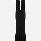 Asra - Cowl Neck Knitted Dress