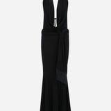 Asra - Cowl Neck Knitted Dress