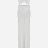 Chloe - Cowl Detailed Strapless Maxi Dress