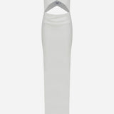 Chloe - Cowl Detailed Strapless Maxi Dress