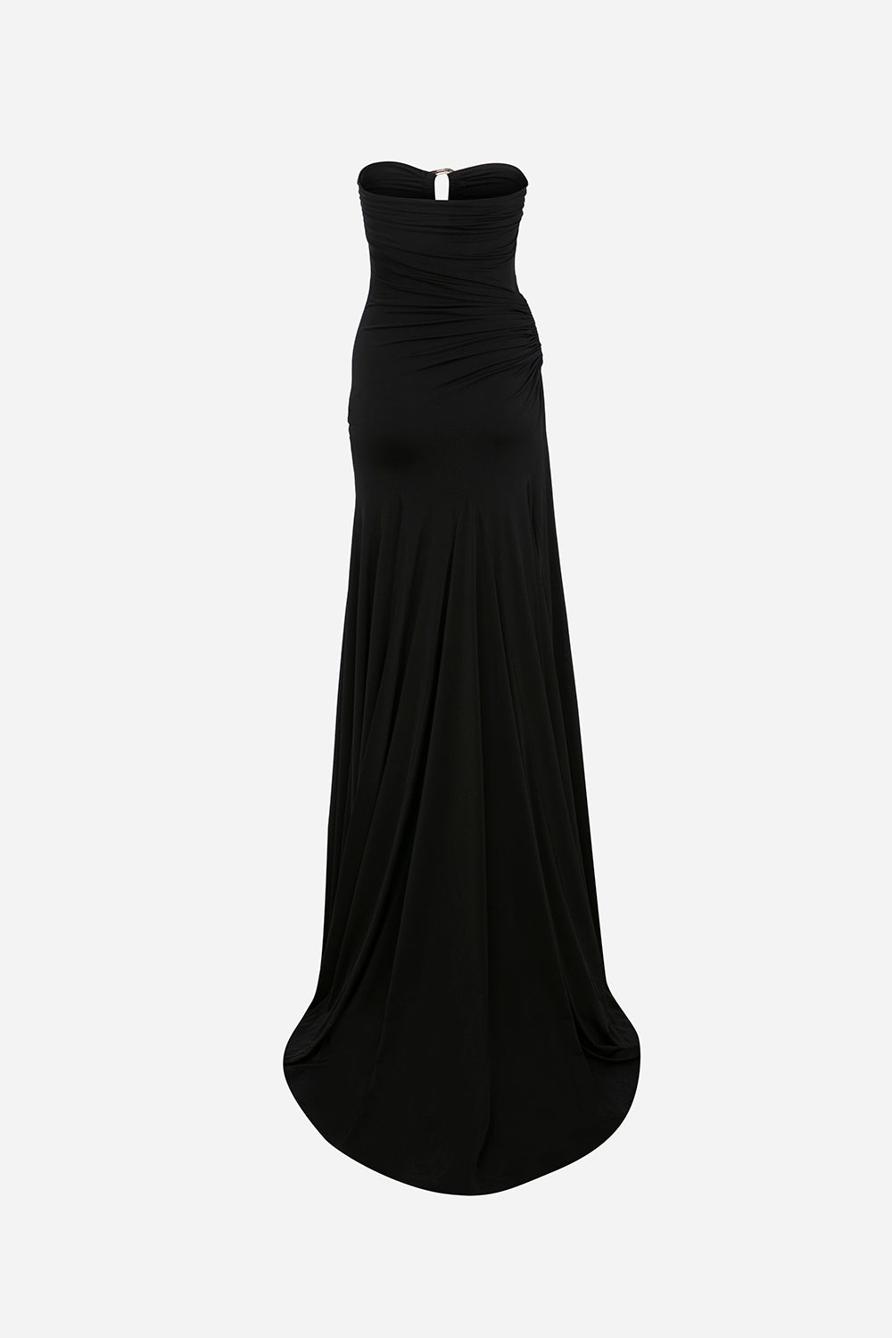 Clara-Strapless Jersey Maxi Dress With Ruhed Tail And Multiple Buckle ILA Official Clara-Strapless Jersey Maxi Dress With Ruhed Tail And Multiple Buckle ILA Official