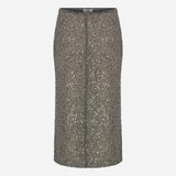 Sherry-Sequin Midi Skirt