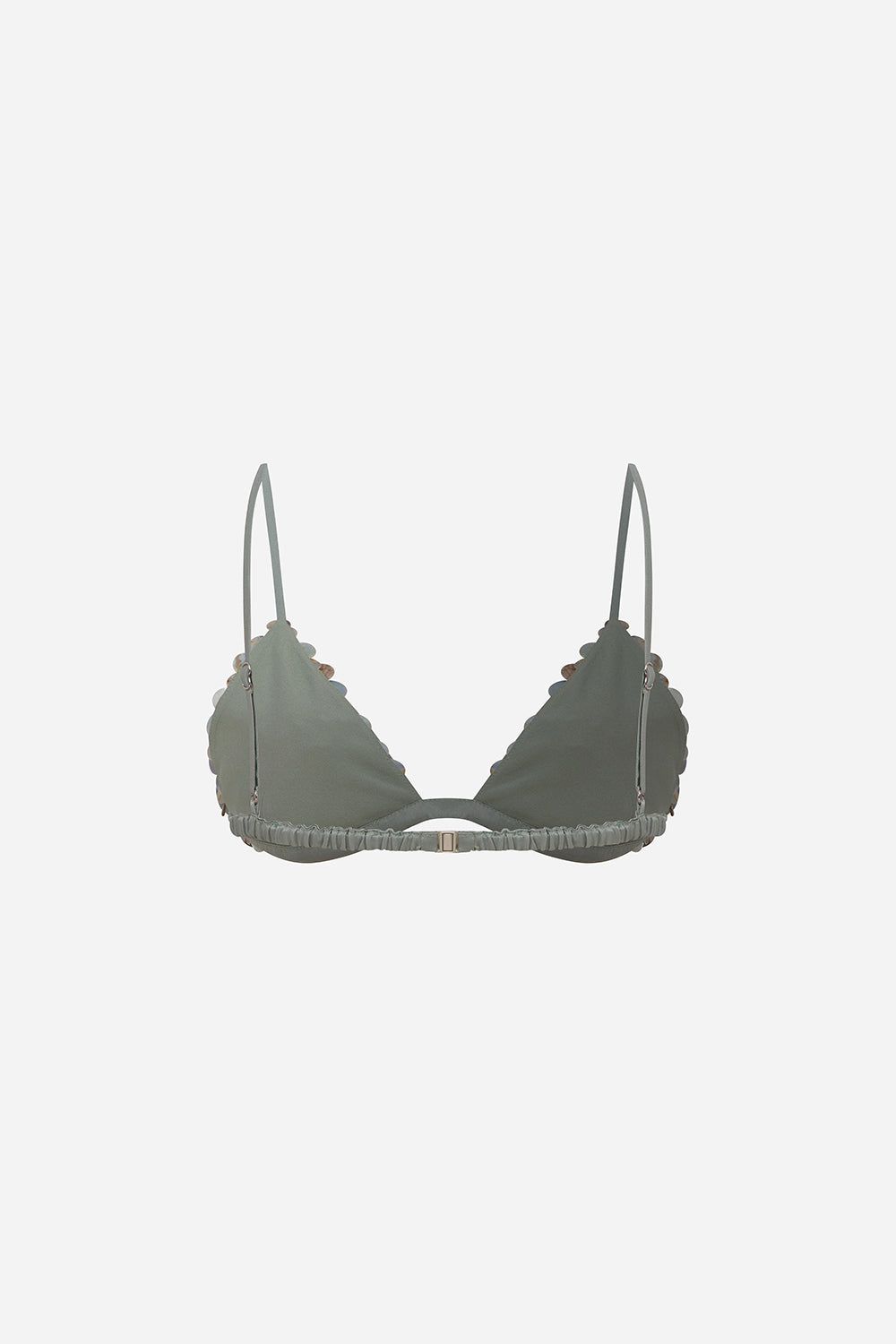 Sienna-Hand-Beaded-Mother-Of-Pearl Detail in Sage Green