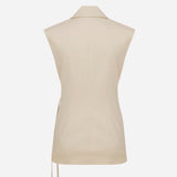 Alina-Vest Jacket With Accessory Detail
