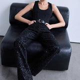 Ariel - Sequin Detailed Trousers