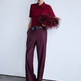 Lea - Tailored Wool Trousers