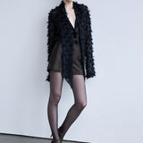 Romy - V Neck Blouse With Shawl Detail