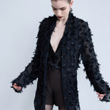 Romy - V Neck Blouse With Shawl Detail