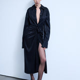 Kyra - Front Slit Detailed Midi Skirt