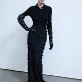 Nola - Bias Cut Maxi Skirt