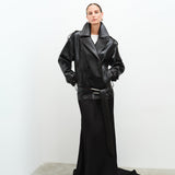 Cynthia - Satin Maxi Skirt With Train