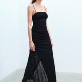 Elle - Midi Dress With Side Sequin Details