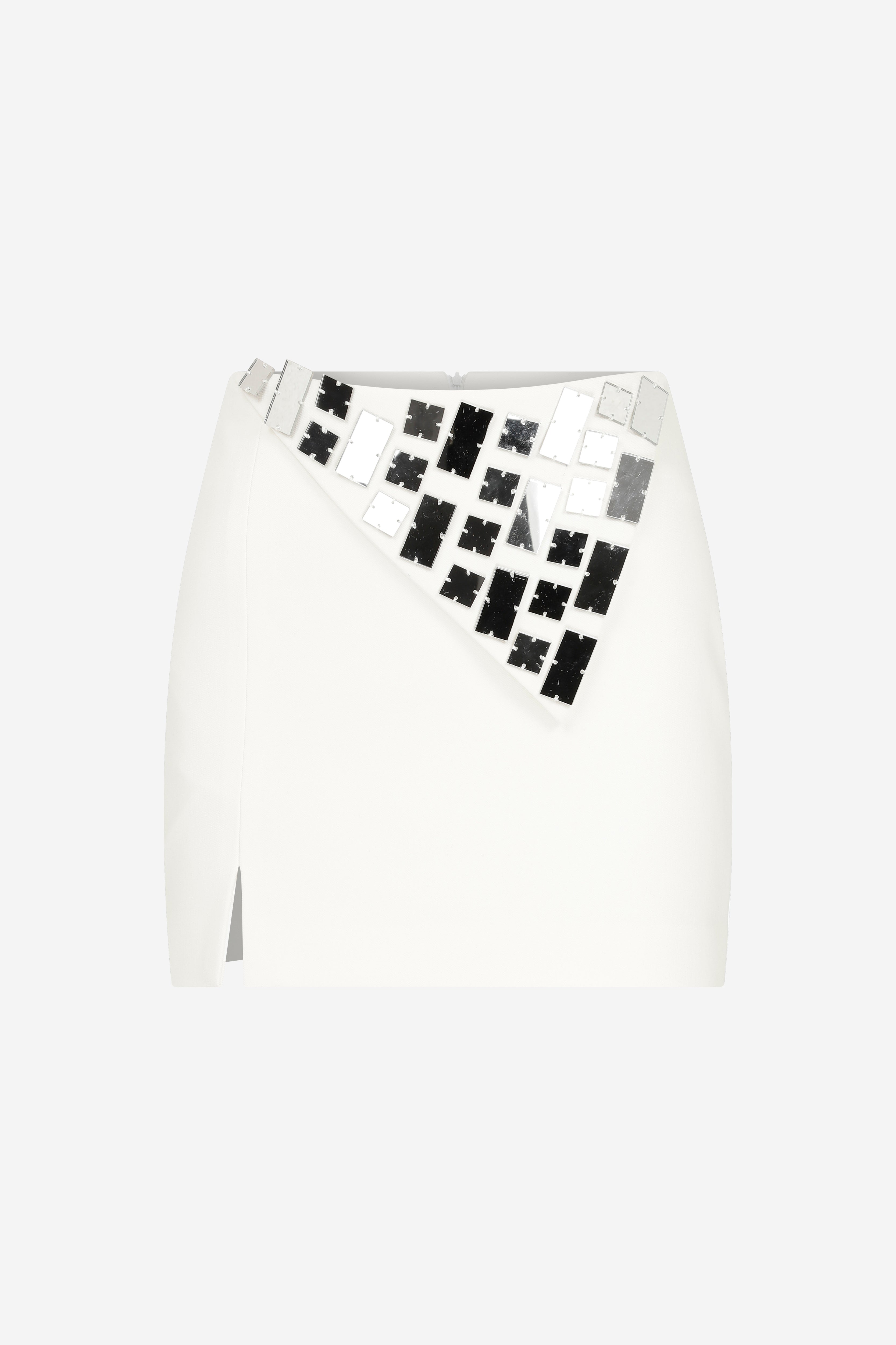 Pearl - Mini Skirt With Mirror Details