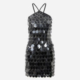 Veronica - Mini Dress With Hand-Stitched Sequin Details