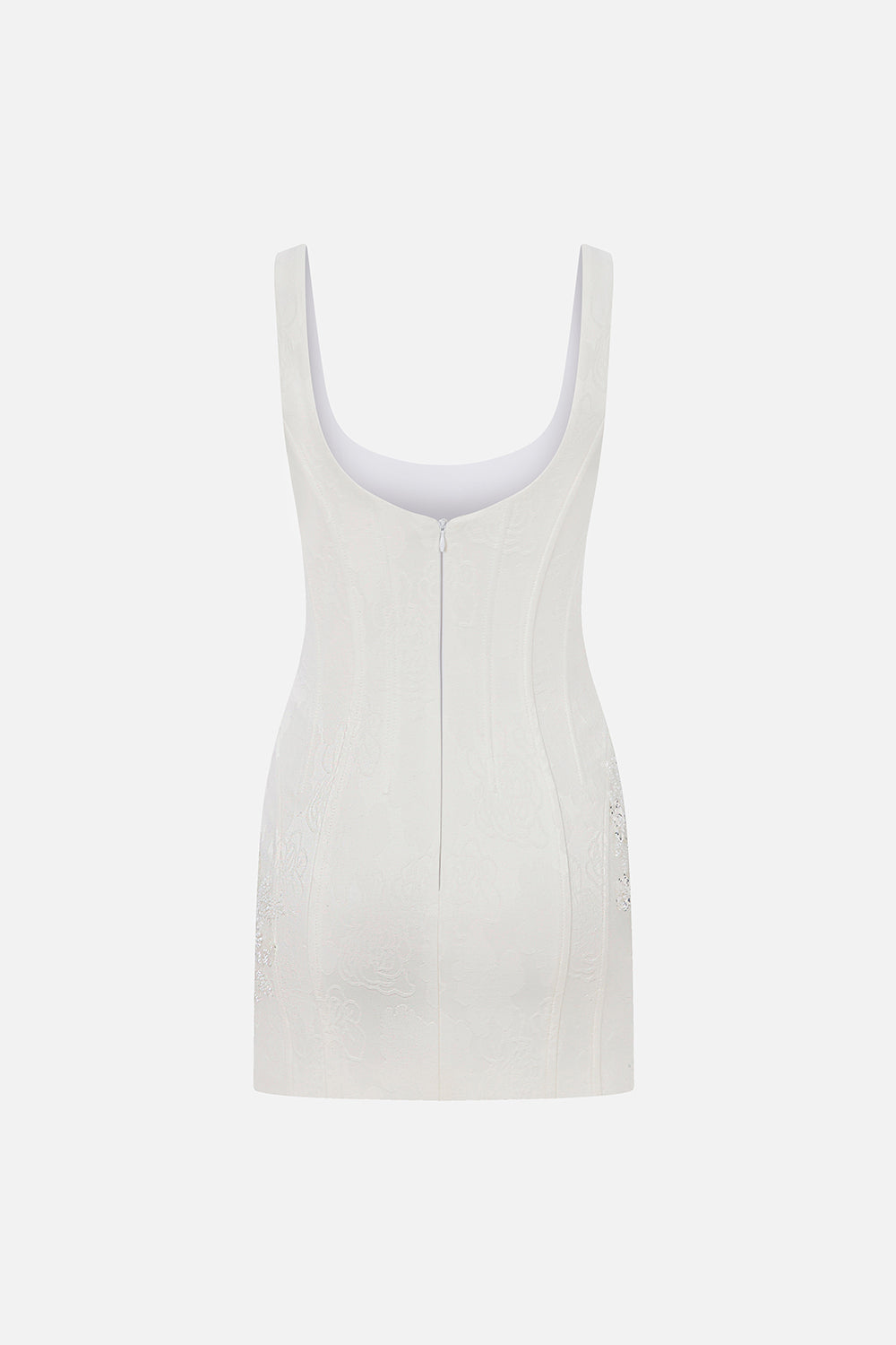 Lysa-U-Neck Jacquard Corset Mini Dress – ILA Official