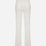 Erica - Trousers With Applique Detail in White