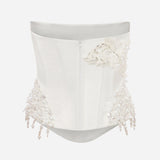 Selene - Applique Detailed Corset