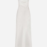 Vela - Cowl Neck Satin Maxi Dress