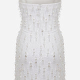 Alice - Strapless Embellished Sequin Mini Dress