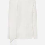 Sonia - Oversized Blazer with Scarf Detail