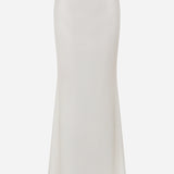 Liya - Satin Maxi Skirt with Train