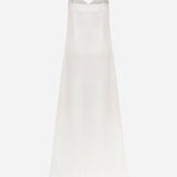 Suri - Satin Assymetrical Crop Blouse