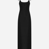 Victoria-Linen Slip Dress