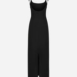 Victoria-Linen Slip Dress