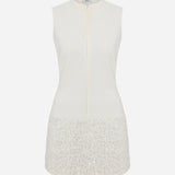Nadia - Mini Dress with Sequin Detail in White