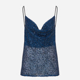 Jane - Cowl Neck Sequin Blouse