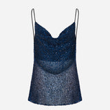 Jane - Cowl Neck Sequin Blouse