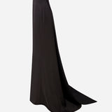 Cynthia - Satin Maxi Skirt With Train