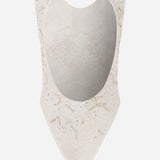 Naomi - Hand-Embroidered Backless Lace Bodysuit