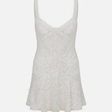 Nore-Corset-Detail Sequin Mini Dress
