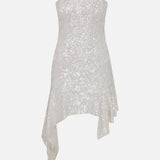 Alen-Strapless Sequin Mini Dress